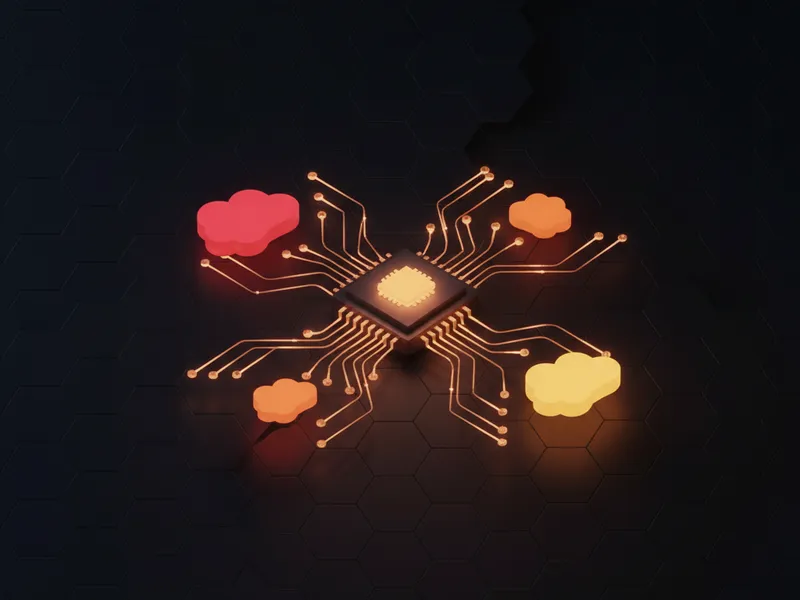 Technical diagram illustrating Agentforce orchestrating cross-org data aggregation for customer footprint analysis.