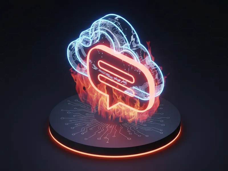 A 3D render representing the integration of the Salesforce Slackbot strategy within modern CRM architecture.