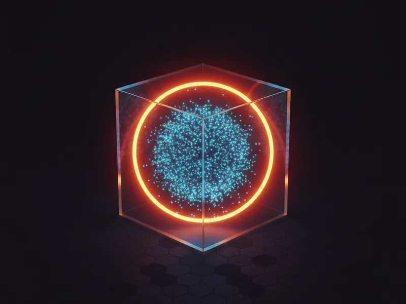 A 3D glass cube representing the architectural relationship between Data Cloud vs MDM