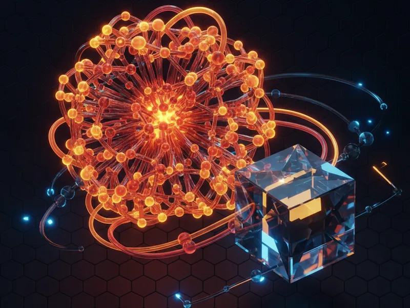 Abstract representation of Agentforce scale architecture processing high-volume AI data in a secure CRM environment