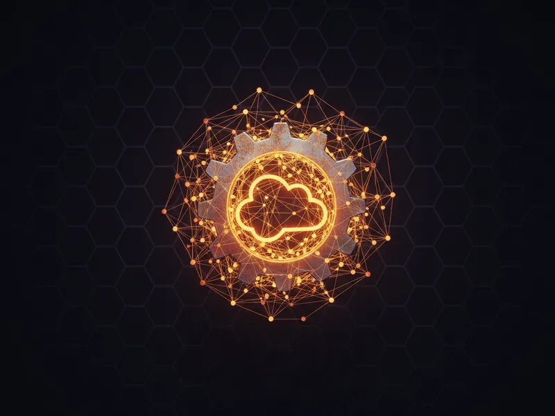 A 3D puzzle piece with a lock icon representing PR validation performance and metadata security.