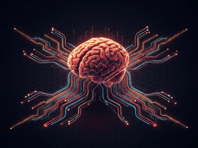 Abstract 3D visualization representing Agentforce lead nurturing architecture and autonomous sales workflows