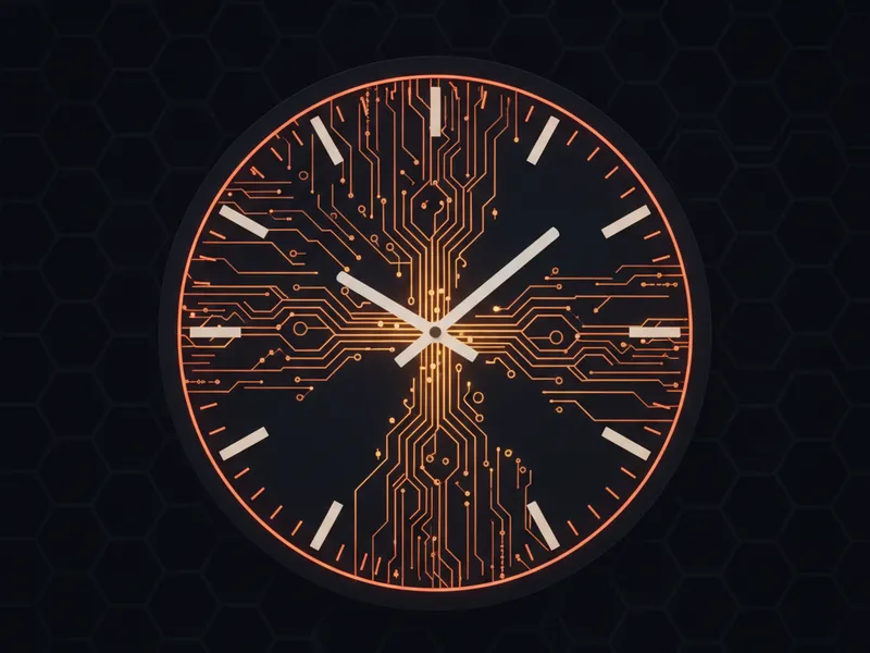 3D clock face with 2 AM missing, illustrating Salesforce scheduled flows DST issues.