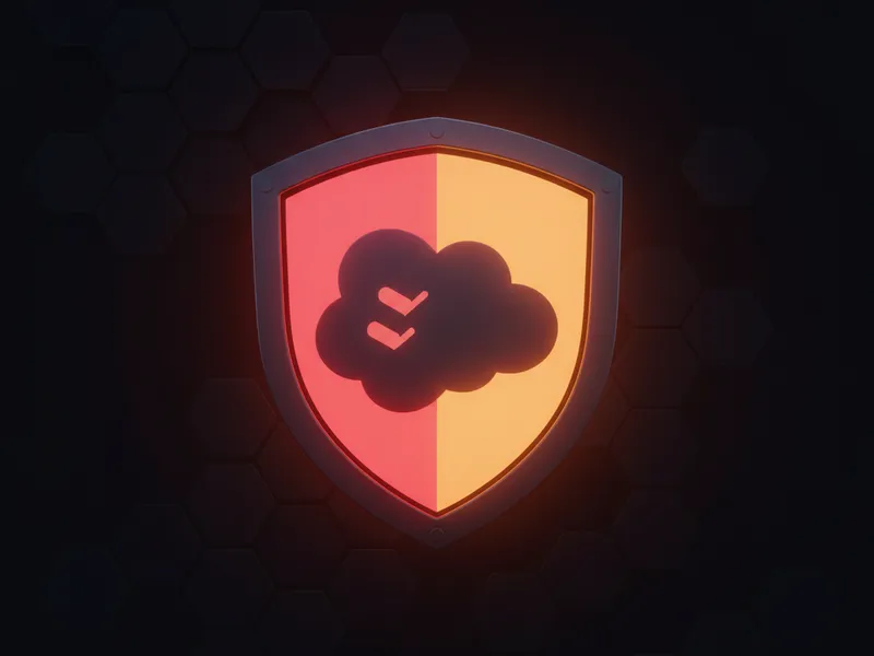 A 3D rendered Salesforce security icon representing enhanced protection and vigilance.