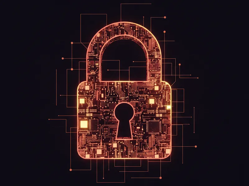 3D rendered padlock symbolizing Salesforce Experience Cloud security against data theft attacks.