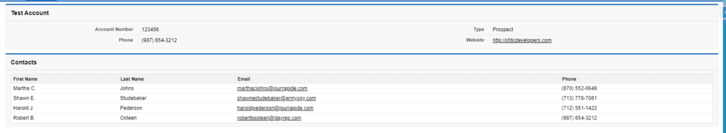 Test Class for Standard Controller