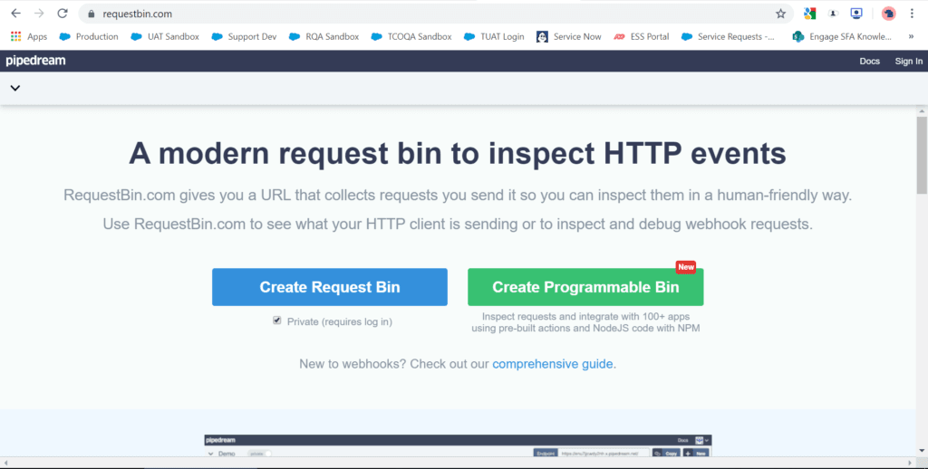 Create Request Bin