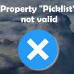 property Picklist not valid