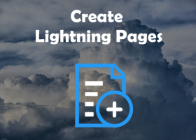 Create Lightning Pages