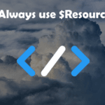 Always use Resource Tag