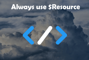 Always use Resource Tag
