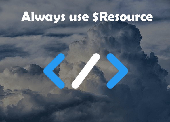 Always use Resource Tag