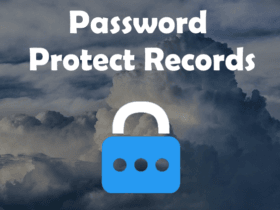 Password Protect Records