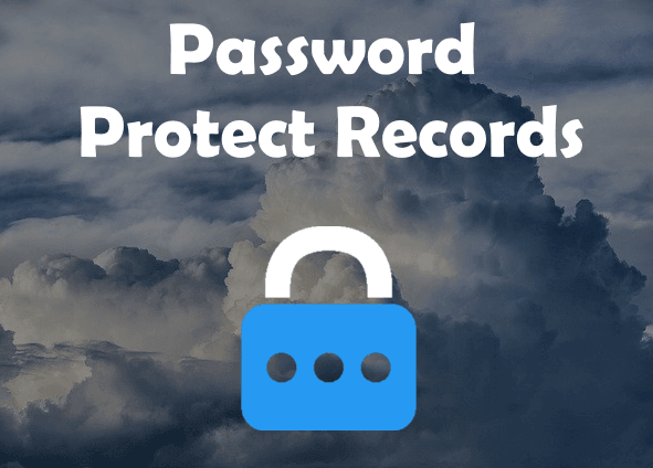 Password Protect Records