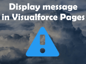 Display message in Visualforce Pages