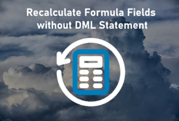 Recalculate Formula without DML